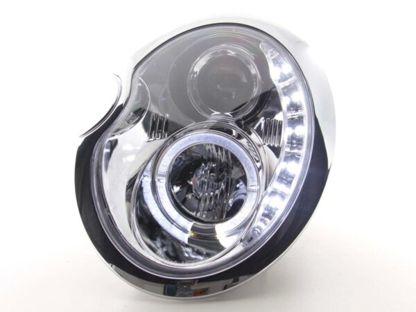 Phare Daylight LED DRL look Mini Cooper type R50 01-06 chrome - – Image 2