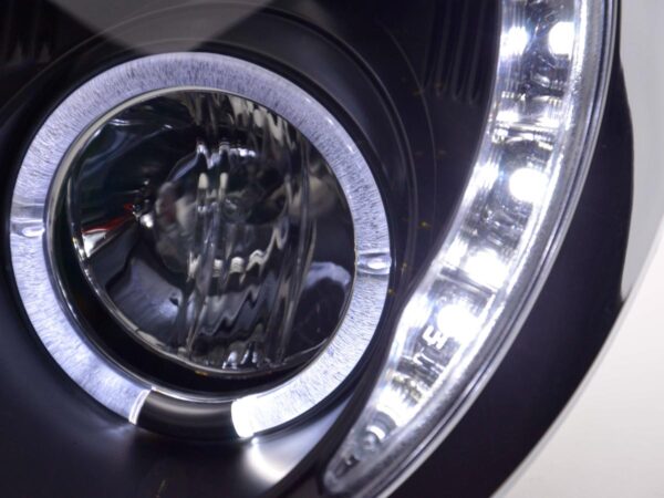 Phare Daylight LED DRL look Mini Cooper type R50 01-06 noir - – Image 5