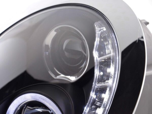 Phare Daylight LED DRL look Mini Cooper type R50 01-06 noir - – Image 6