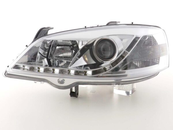 Phare Daylight LED DRL look Opel Astra G 98-03 chrome - – Image 4