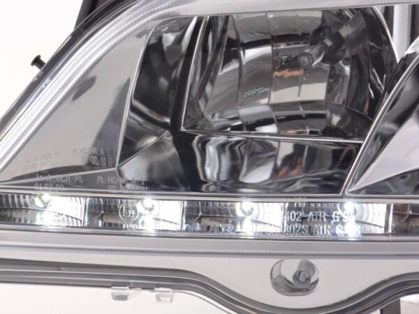 Phare Daylight LED DRL look Opel Astra G 98-03 chrome - – Image 5