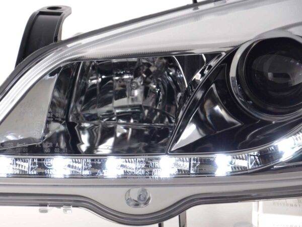 Phare Daylight LED feux de jour Opel Astra G 98-03 chrome - – Image 6
