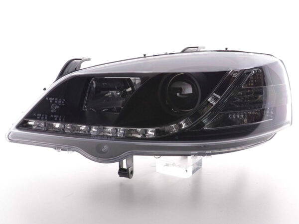 Phares Daylight LED feux de jour Opel Astra G 98-03 noir - – Image 4