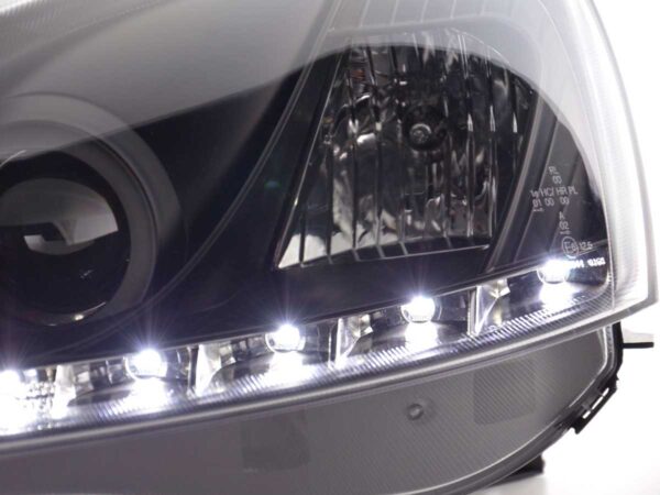 Phare Daylight LED DRL look Opel Corsa C 01-06 noir - – Image 5