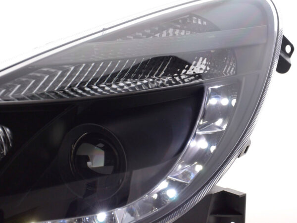 Phare Daylight LED DRL look Opel Corsa D 06- noir - – Image 5