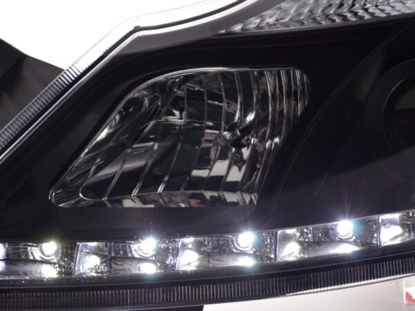 Phare Daylight LED DRL look Opel Corsa D 06- noir - – Image 6