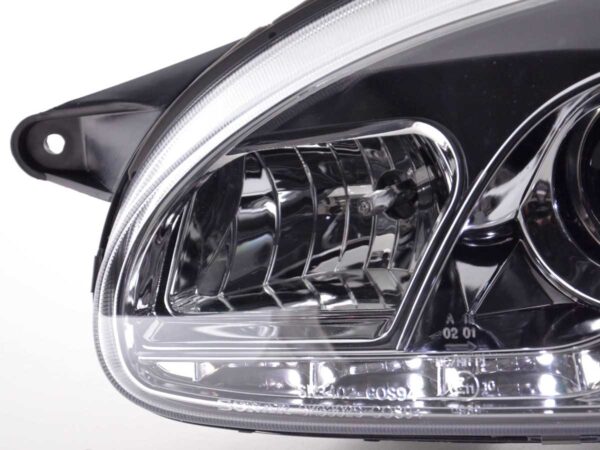 Phare Daylight LED DRL look Opel Corsa B 94-00 chrome - – Image 6