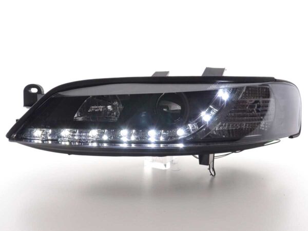 Phare Daylight LED DRL look Opel Vectra B 96-99 noir - – Image 2
