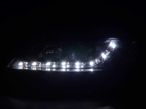 Phare Daylight LED DRL look Opel Vectra B 96-99 noir - – Image 3