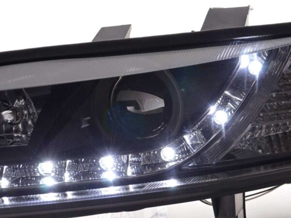 Phare Daylight LED DRL look Opel Vectra B 96-99 noir - – Image 5