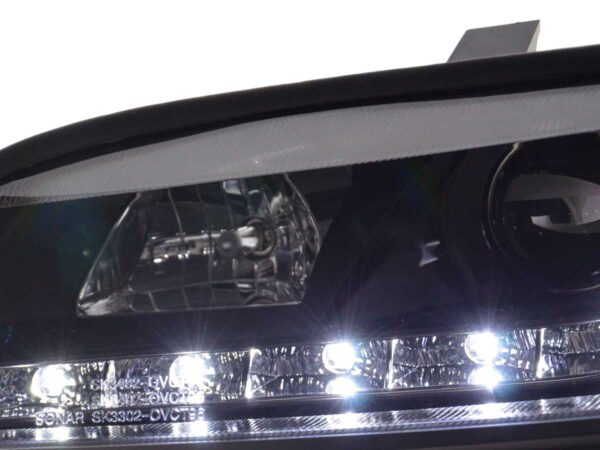 Phare Daylight LED DRL look Opel Vectra B 96-99 noir - – Image 6