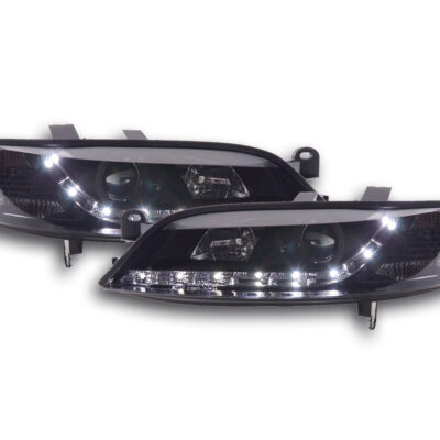 Phare Daylight LED DRL look Opel Vectra B 99-02 noir -