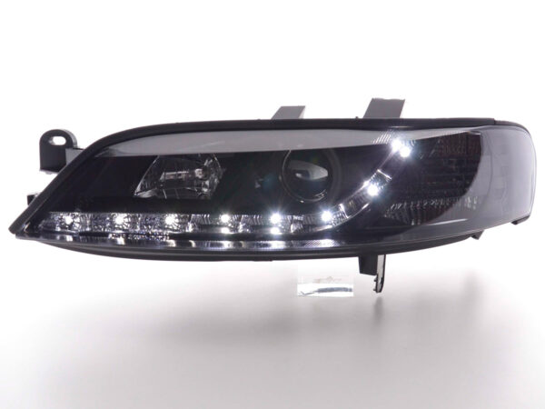 Phare Daylight LED DRL look Opel Vectra B 99-02 noir - – Image 2