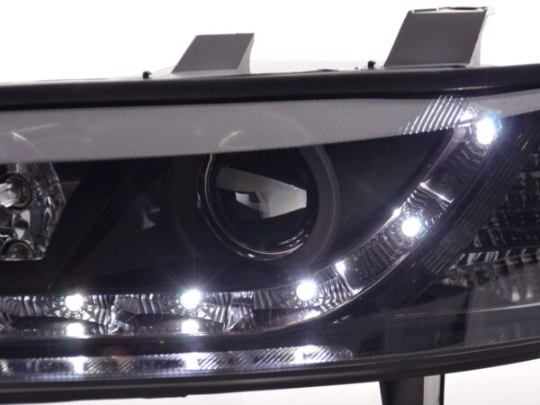 Phare Daylight LED DRL look Opel Vectra B 99-02 noir - – Image 5