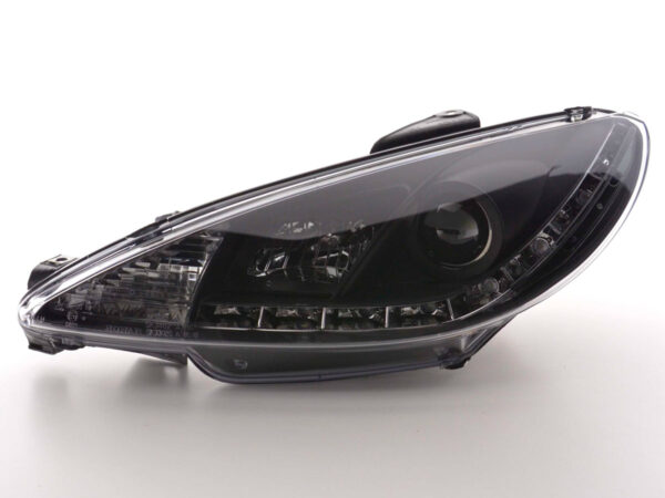 Phare Daylight LED DRL look Peugeot 206 98- noir - – Image 5
