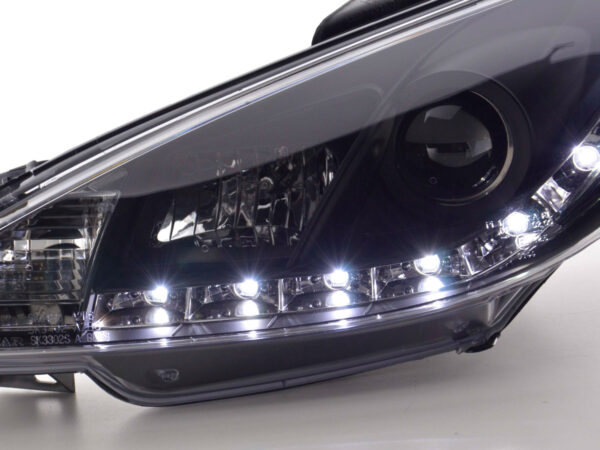 Phare Daylight LED DRL look Peugeot 206 98- noir - – Image 7