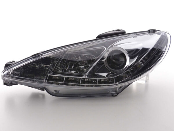 Phare Daylight LED feux de jour Peugeot 206 type S16 98- chrome - – Image 4