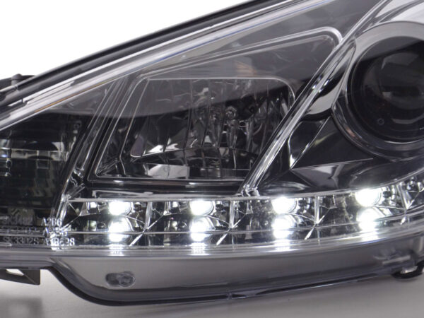 Phare Daylight LED feux de jour Peugeot 206 type S16 98- chrome - – Image 6