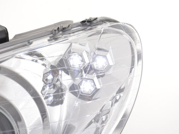 Phare Daylight LED DRL look Peugeot 206 98-05 chrome - – Image 6