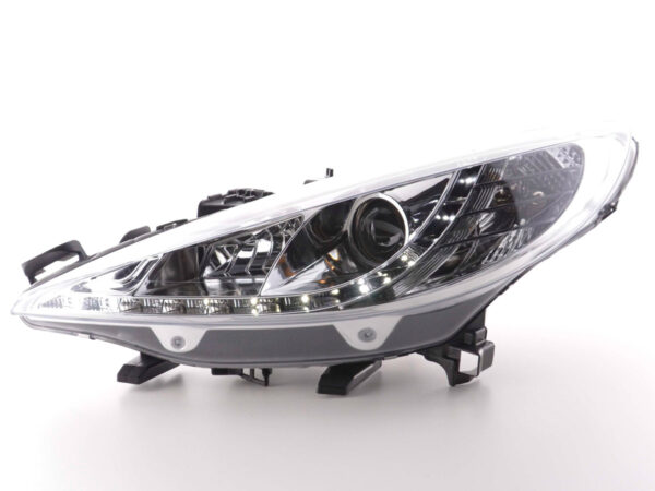 Phare Daylight LED DRL look Peugeot 207 06- chromé - – Image 2