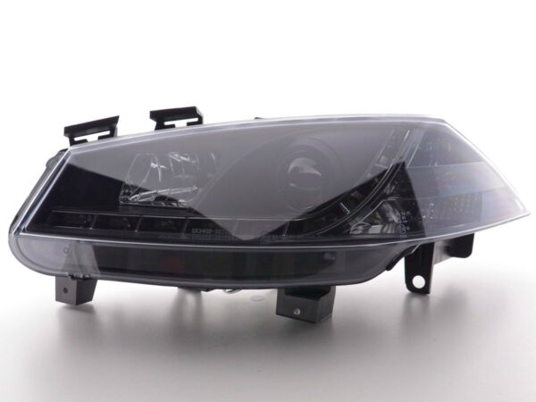 Phare Daylight à LED DRL look Renault Megane 2 3/5 portes. 03-06 noir - – Image 4