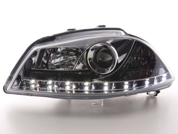 Phare Daylight LED DRL look Seat Ibiza type 6L 03-08 chrome - – Image 2