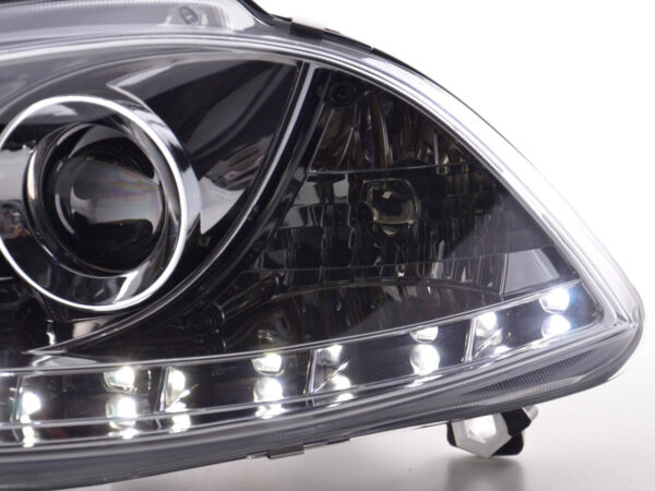 Phare Daylight LED DRL look Seat Ibiza type 6L 03-08 chrome - – Image 5