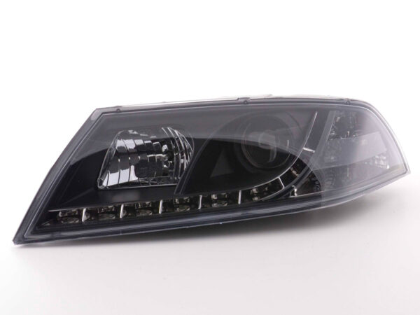 Phare Daylight LED DRL look Skoda Octavia type 1Z 04-08 noir -