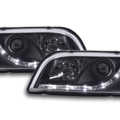 Phare Daylight LED DRL look Volvo S40 / V40 type V 96-04 noir -