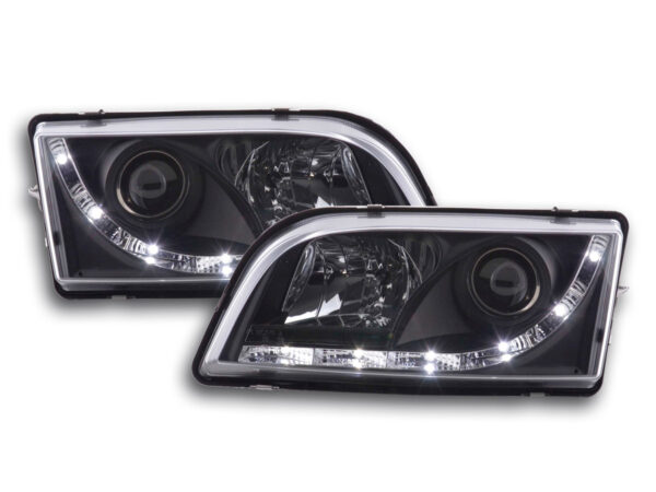 Phare Daylight LED DRL look Volvo S40 / V40 type V 96-04 noir -