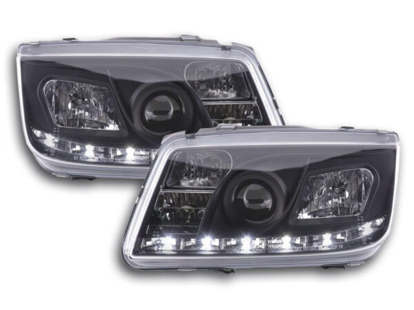 Phare Daylight LED DRL look VW Bora type 1J 99-04 noir -