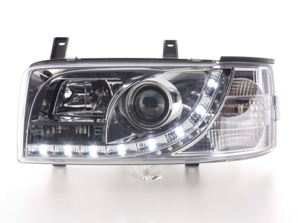 Phare Daylight LED DRL look VW Bus type T4 90-03 chrome - – Image 2