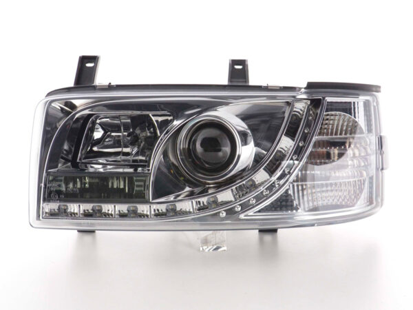 Phare Daylight LED DRL look VW Bus type T4 90-03 chrome - – Image 4