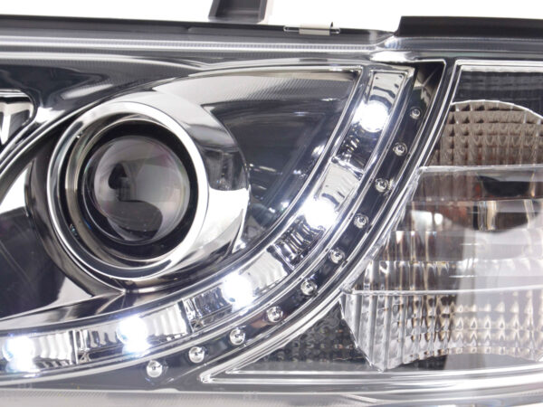 Phare Daylight LED DRL look VW Bus type T4 90-03 chrome - – Image 5
