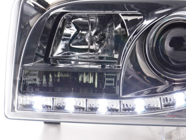 Phare Daylight LED DRL look VW Bus type T4 90-03 chrome - – Image 6