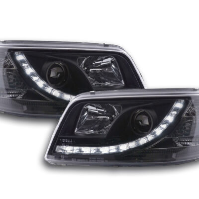 Phare Daylight LED look DRL bus VW type T5 03-09 noir -