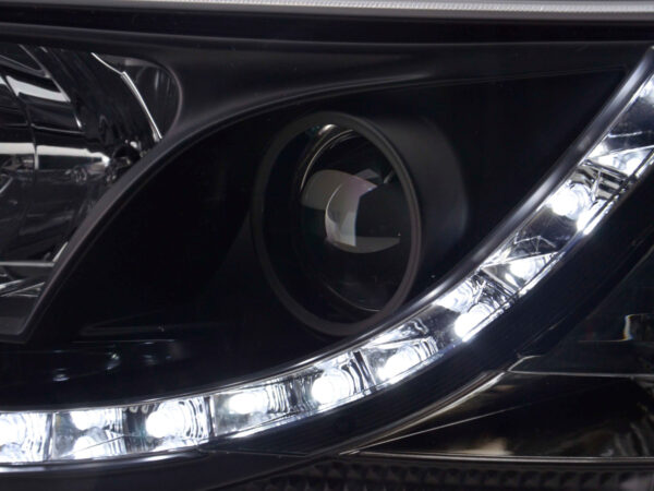 Phare Daylight LED look DRL bus VW type T5 03-09 noir - – Image 5