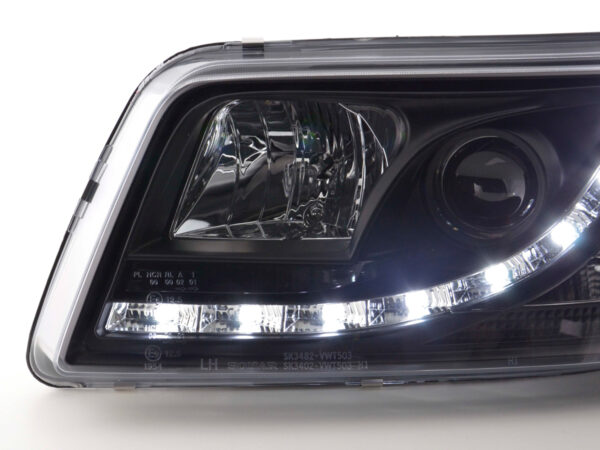 Phare Daylight LED look DRL bus VW type T5 03-09 noir - – Image 6