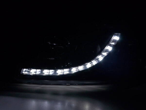 Phare Daylight LED look DRL bus VW type T5 03-09 noir - – Image 3