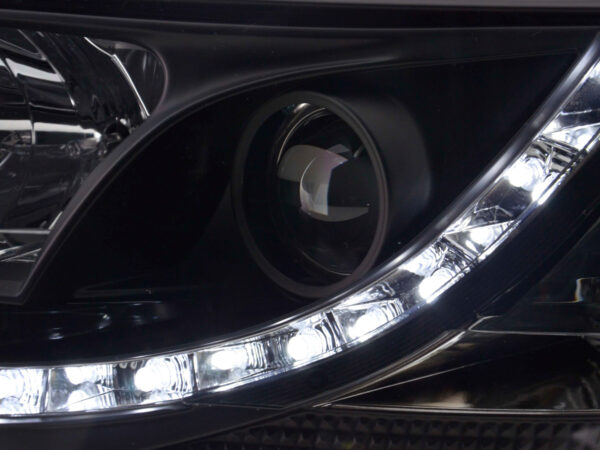 Phare Daylight LED look DRL bus VW type T5 03-09 noir - – Image 5