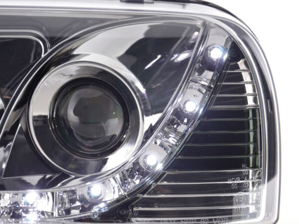 Phare Daylight LED DRL look VW Golf 3 type 1HXO 1EXO 91-97 chrome - – Image 5