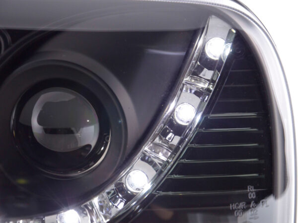Phare Daylight LED DRL look VW Golf 3 type 1HXO 1EXO 91-97 noir - – Image 5