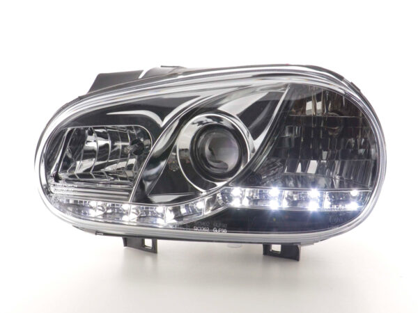 Phare Daylight LED DRL look VW Golf 4 type 1J 98-03 chrome - – Image 2