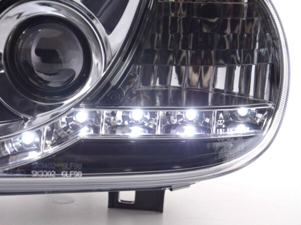 Phare Daylight LED DRL look VW Golf 4 type 1J 98-03 chrome - – Image 5