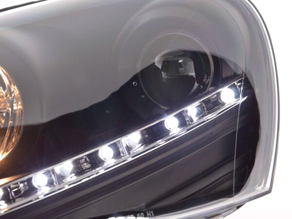 Phare Daylight LED DRL look VW Golf 5 type 1K 03-08 noir - – Image 5