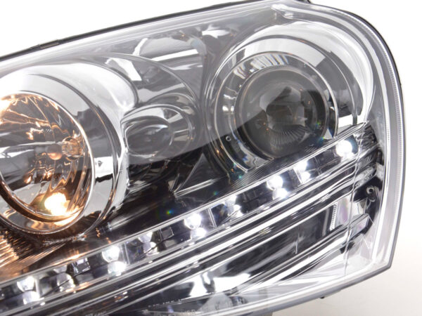 Phare Daylight LED DRL look VW Golf 5 type 1K 03-08 chrome - – Image 5