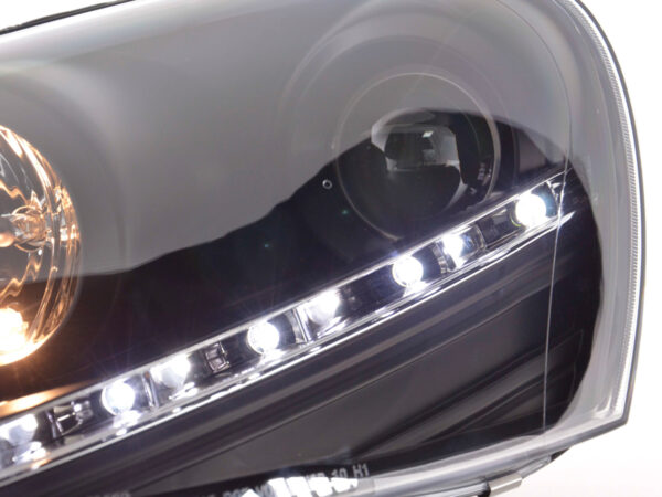Phare Daylight LED DRL look VW Golf 5 type 1K 03-08 noir - – Image 5