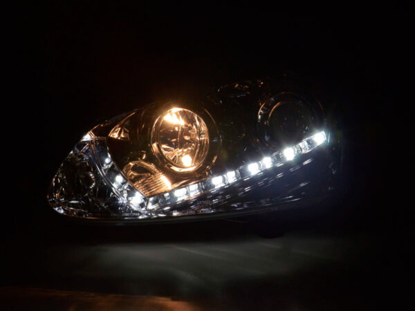 Phare Daylight LED feux de jour VW Golf 5 type 1K 03-08 chrome - – Image 3