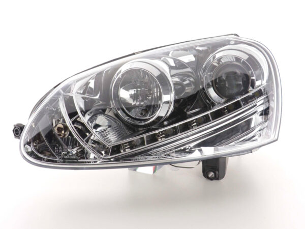 Phare Daylight LED feux de jour VW Golf 5 type 1K 03-08 chrome - – Image 4