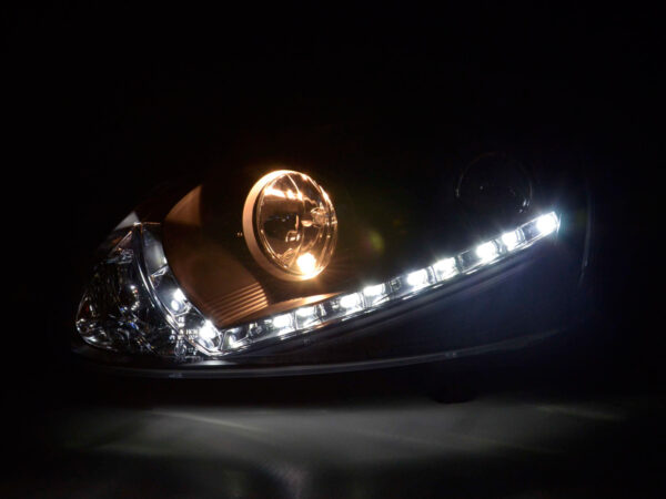 Phare Daylight LED feux de jour VW Golf 5 type 1K 03-08 noir - – Image 3